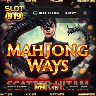 Pg Soft Slot Machine Event Scatter Hitam Mahjong